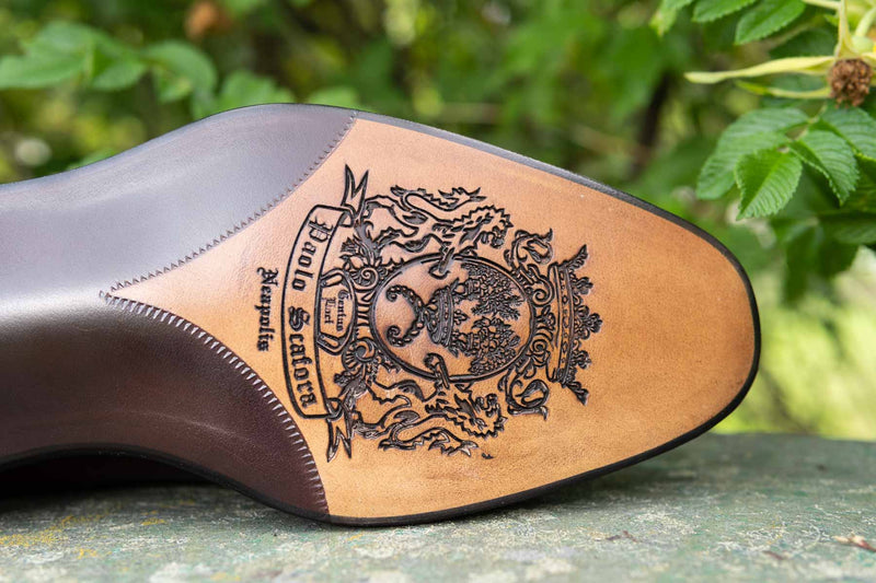 Paolo Scafora 650 Double Monk Strap in Furore for The Noble Shoe Emblem