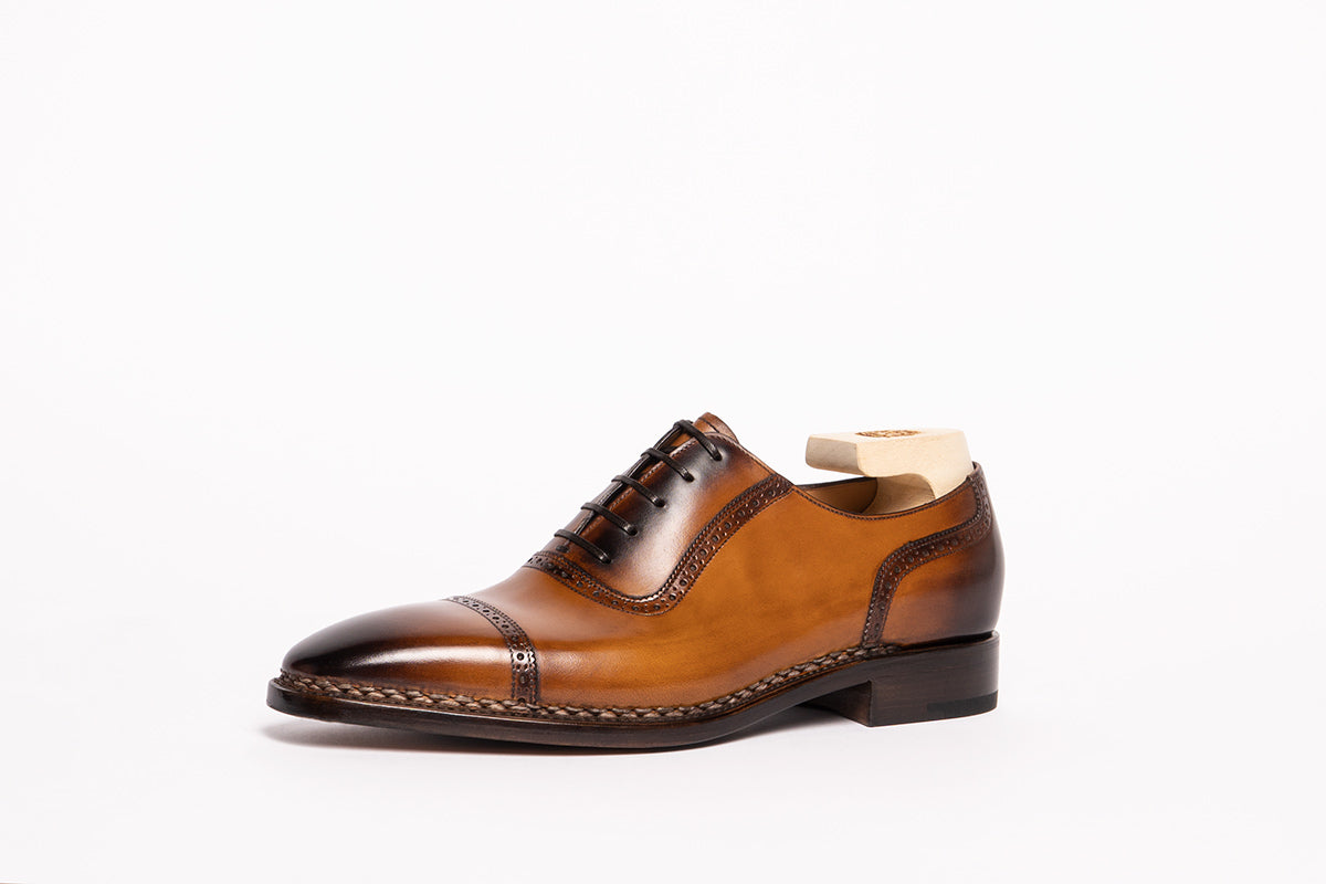 Paolo Scafora Art. 770 Norwegian Adelaide Oxford In Antiqued Ravello