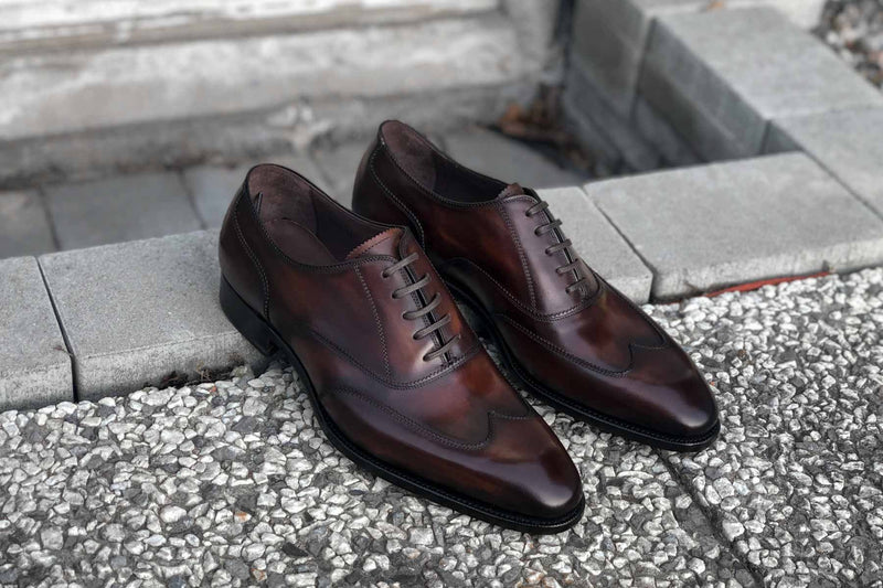 Carlos Santos 9393 Austerity Brogue in Guimaraes Patina For The Noble Shoe 1